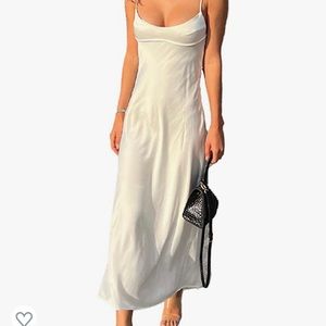 Zara Dupe Satin Dress